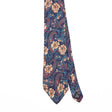 Front Front Detail of Vintage 1990's Floral Patterned Tie