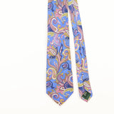 Front Detail of Vintage 2000's Ralph Lauren Paisley Patterned Tie