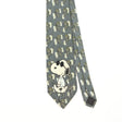 Front Front Detail of Vintage 1990's Peanuts Snoopy Cartoon Patterned Tie