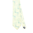Front Front Detail of Vintage 1990's Pierre Cardin Waves Abstract Patterned Tie