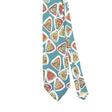 Front Front Detail of Vintage 1990's Geometric Patterned Tie