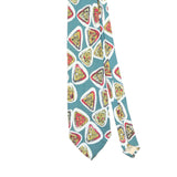 Front Front Detail of Vintage 1990's Geometric Patterned Tie