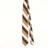 Front of Vintage 1980's Pierre Cardin Striped Patterned Tie