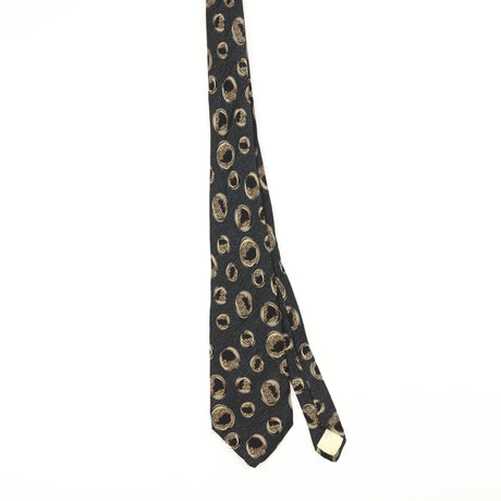 Front Front of Vintage 1990's Pierre Cardin Geometric Patterned Tie