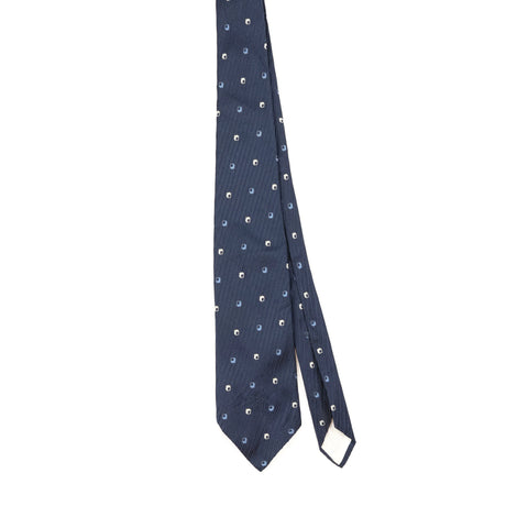 Front of Vintage 1980's Countess Mara Geometric Patterned Tie